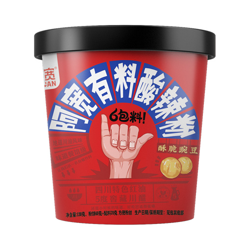 阿宽有料酸辣粉-杯装