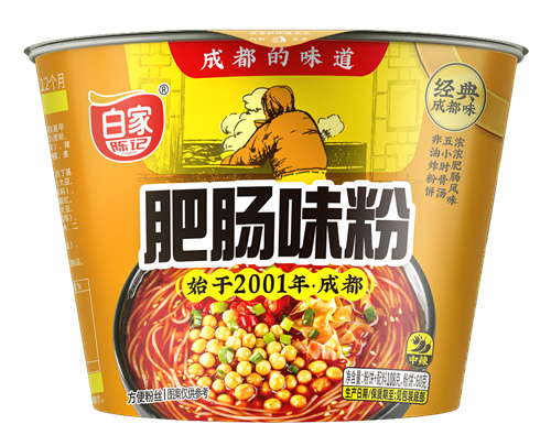 白家陈记肥肠味粉桶装
