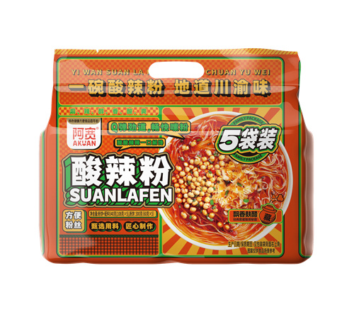 酸辣粉五连包